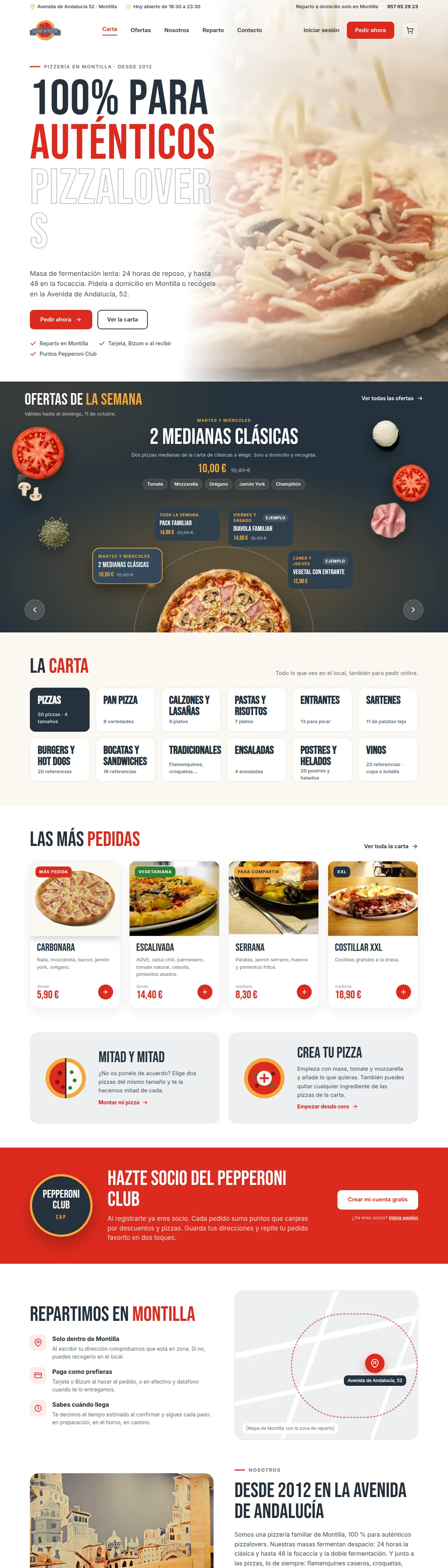 Captura de Come & Pizza